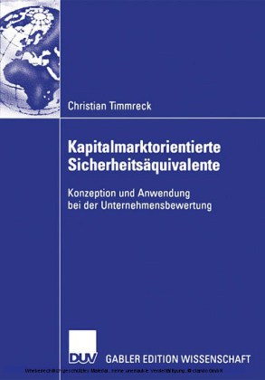 Kapitalmarktorientierte Sicherheitsäquivalente