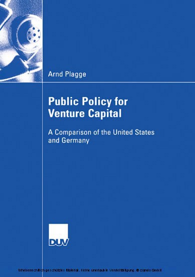 Public Policy for Venture Capital main product photo