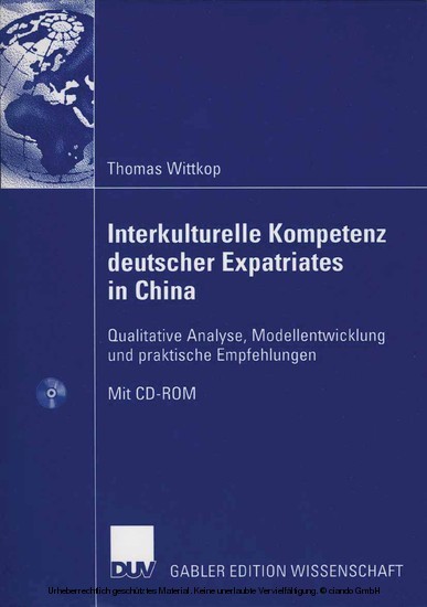 Interkulturelle Kompetenz deutscher Expatriates in China main product photo