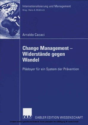 Change Management - Widerstände gegen Wandel