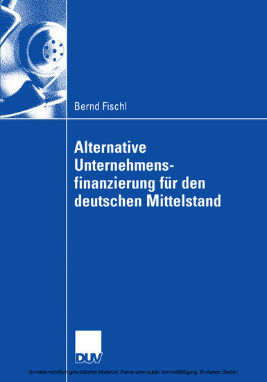 Alternative Unternehmensfinanzierung für den deutschen Mittelstand main product photo