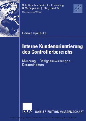 Interne Kundenorientierung des Controllerbereichs