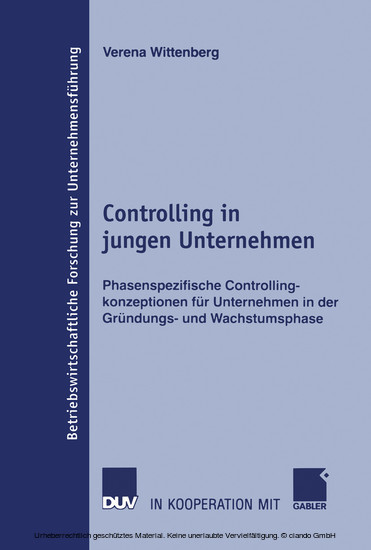 Controlling in jungen Unternehmen main product photo