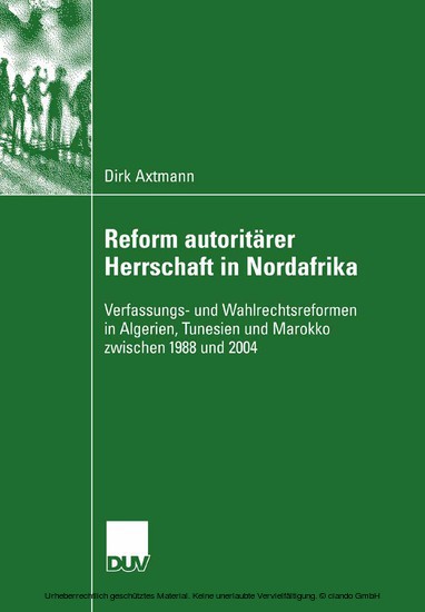 Reform autoritärer Herrschaft in Nordafrika main product photo