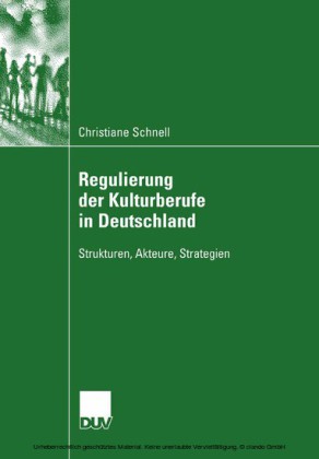 Regulierung der Kulturberufe in Deutschland