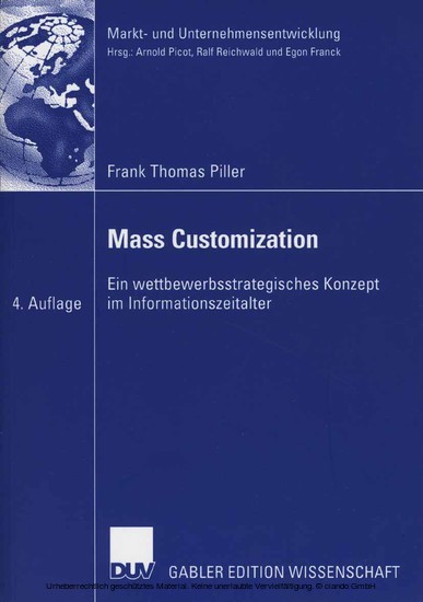 Mass Customization main product photo