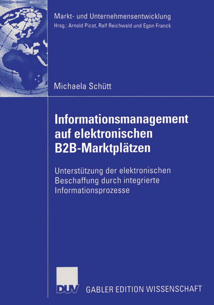 Informationsmanagement auf elektronischen B2B-Marktplätzen main product photo