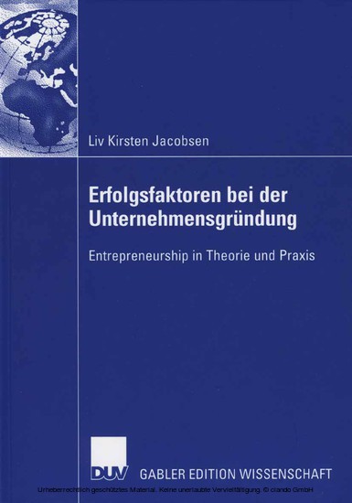 Erfolgsfaktoren bei der Unternehmensgründung main product photo