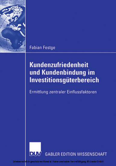 Kundenzufriedenheit und Kundenbindung im Investitionsgüterbereich main product photo