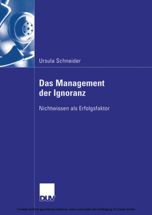 Das Management der Ignoranz