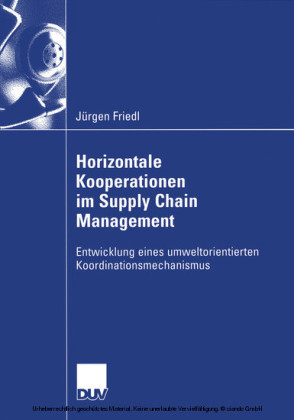 Horizontale Kooperationen im Supply Chain Management