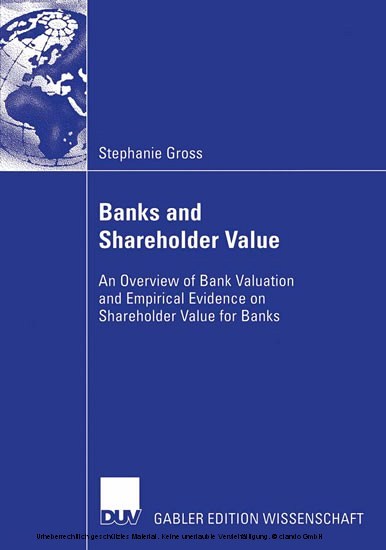 Banks and Shareholder Value main product photo
