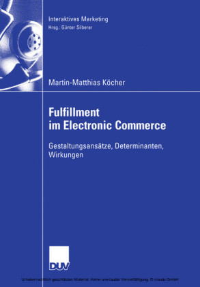 Fulfillment im Electronic Commerce