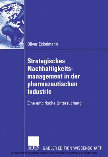 Strategisches Nachhaltigkeitsmanagement in der pharmazeutischen Industrie main product photo