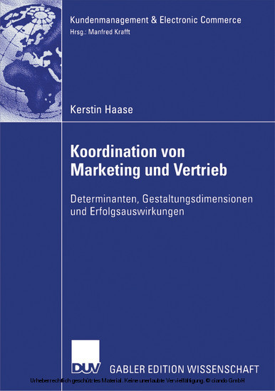 Koordination von Marketing und Vertrieb main product photo
