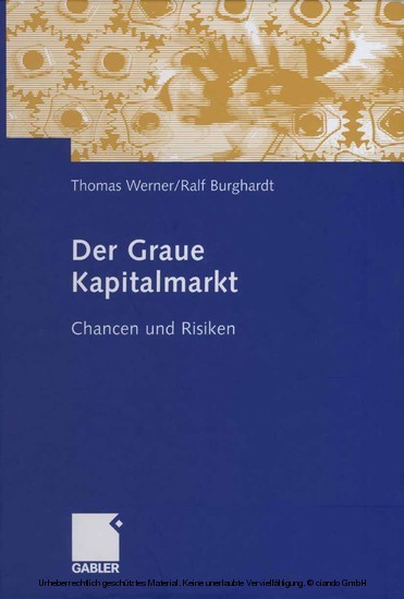 Der Graue Kapitalmarkt main product photo