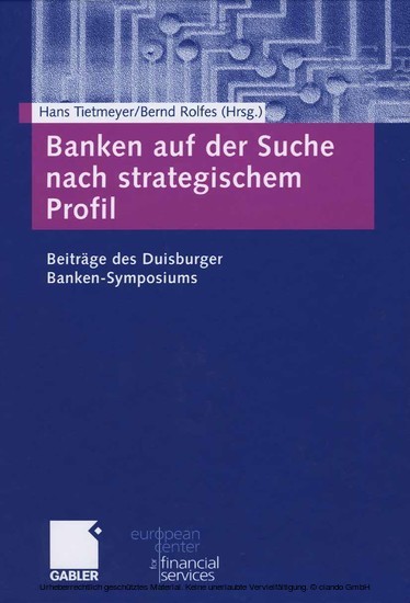 Banken auf der Suche nach strategischem Profil main product photo