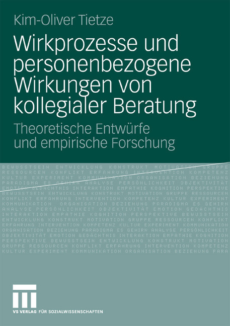 Wirkprozesse und personenbezogene Wirkungen von kollegialer Beratung main product photo
