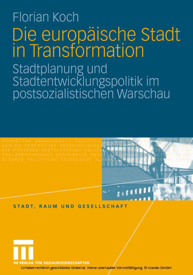 Die europäische Stadt in Transformation main product photo