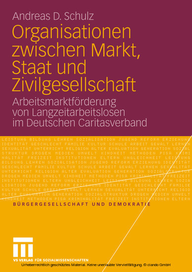 Organisationen zwischen Markt, Staat und Zivilgesellschaft main product photo