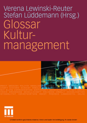 Glossar Kulturmanagement