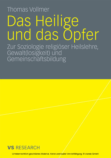 Das Heilige und das Opfer main product photo