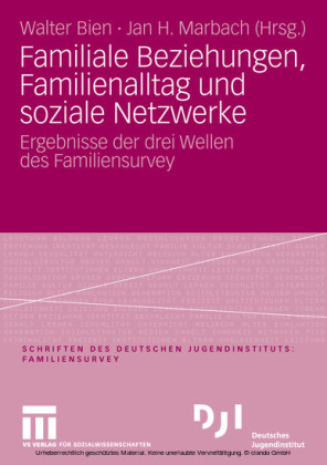 Familiale Beziehungen, Familienalltag und soziale Netzwerke