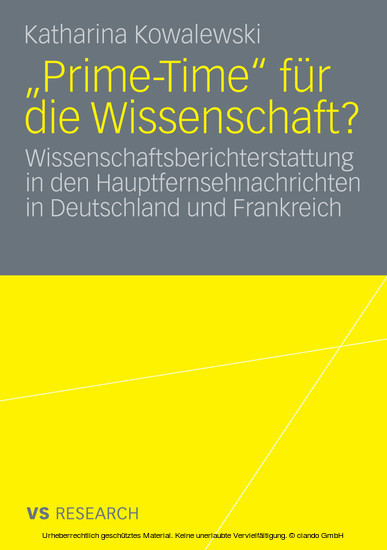 'Prime-Time' für die Wissenschaft? main product photo