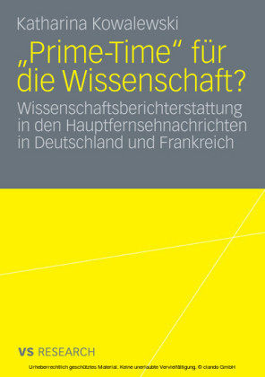 'Prime-Time' für die Wissenschaft?
