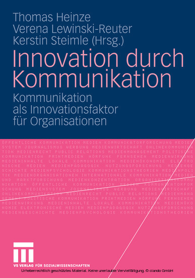 Innovation durch Kommunikation main product photo