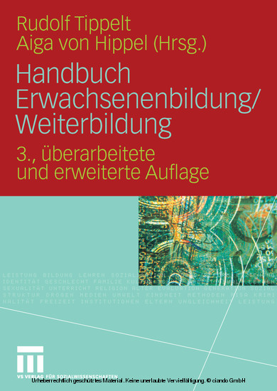 Handbuch Erwachsenenbildung/Weiterbildung main product photo