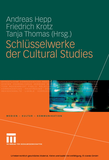 Schlüsselwerke der Cultural Studies main product photo