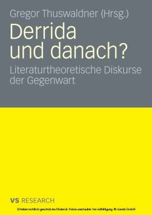 Derrida und danach?
