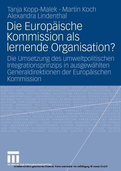 Die Europäische Kommission als lernende Organisation? main product photo