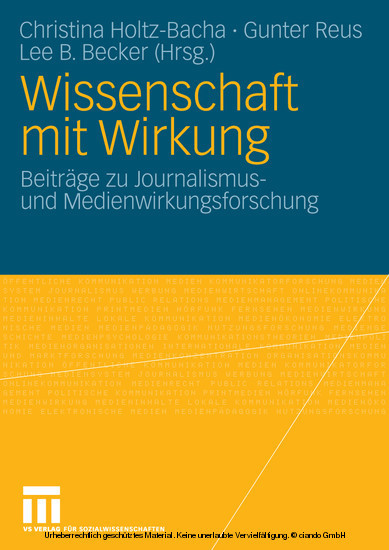 Wissenschaft mit Wirkung main product photo