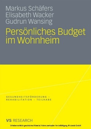 Persönliches Budget im Wohnheim