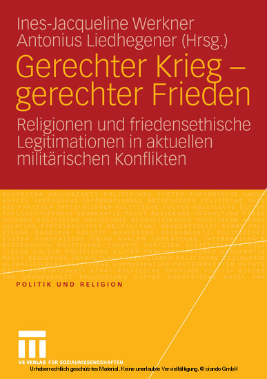 Gerechter Krieg - gerechter Frieden main product photo