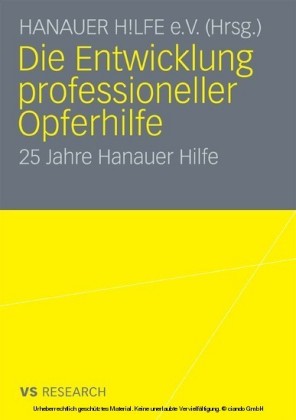 Die Entwicklung professioneller Opferhilfe