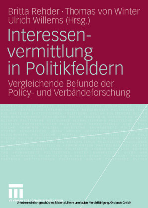 Interessenvermittlung in Politikfeldern