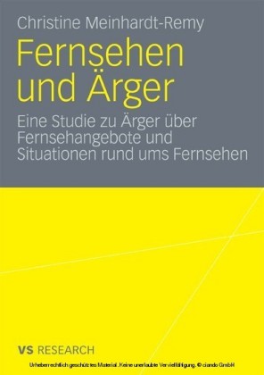 Fernsehen und Ärger