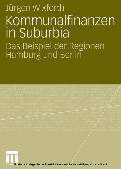 Kommunalfinanzen in Suburbia main product photo