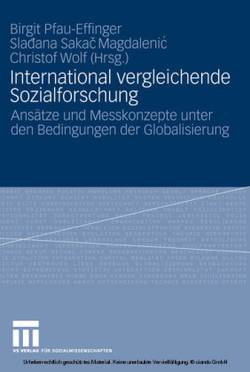 International vergleichende Sozialforschung