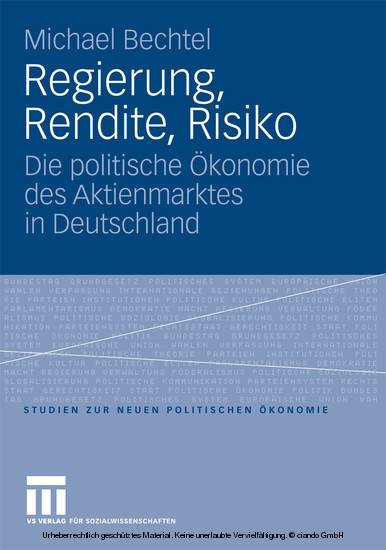Regierung, Rendite, Risiko main product photo