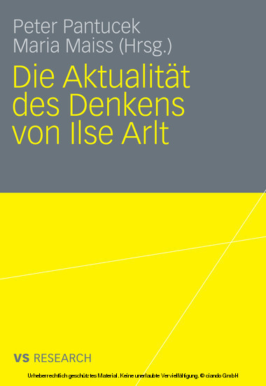 Die Aktualität des Denkens von Ilse Arlt main product photo