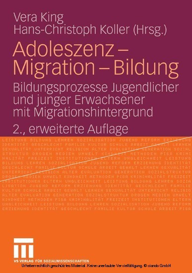 Adoleszenz - Migration - Bildung main product photo