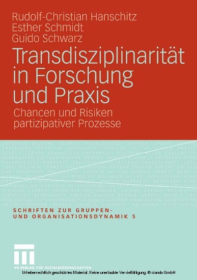 Transdisziplinarität in Forschung und Praxis main product photo