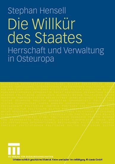 Die Willkür des Staates main product photo