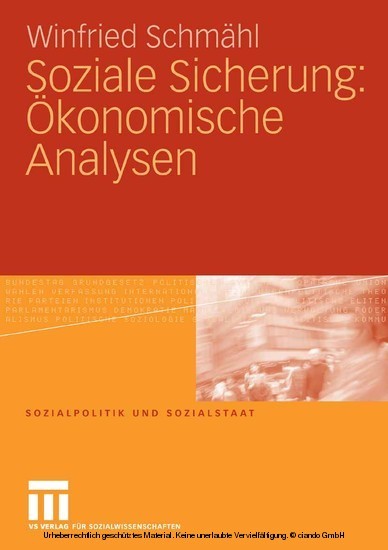 Soziale Sicherung: Ökonomische Analysen main product photo