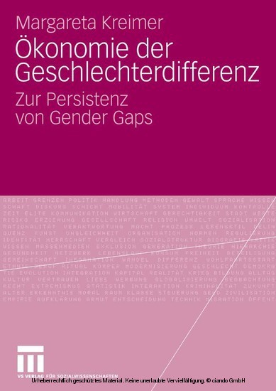 Ökonomie der Geschlechterdifferenz main product photo