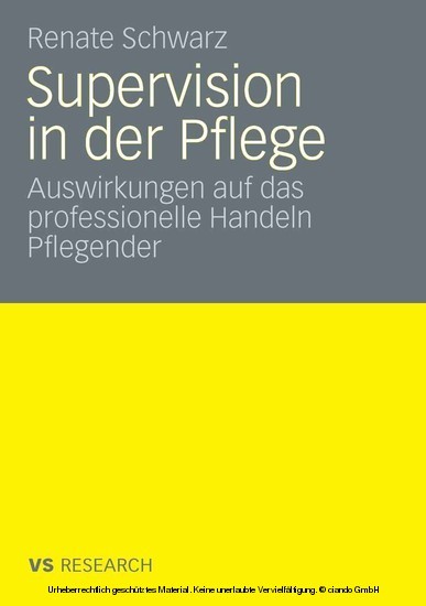 Supervision und professionelles Handeln Pflegender main product photo
